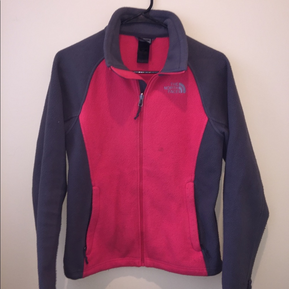 Women’s Fleece Pink North Face Jacket- Small